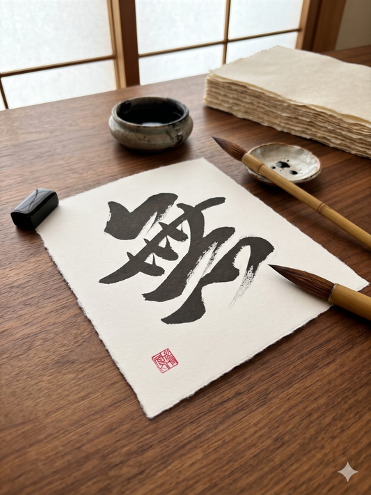 Zen Calligraphy: Mu 無 (The Void)