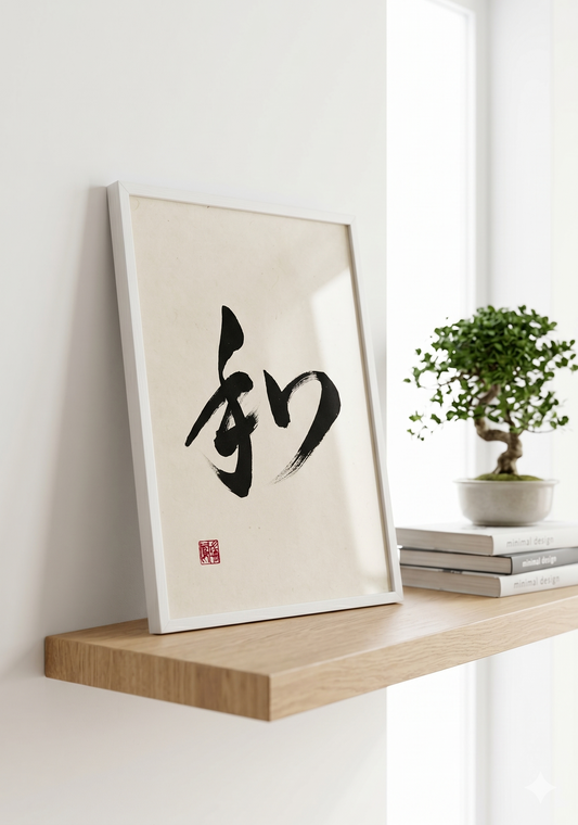 Original Calligraphy: Wa 和 (Harmony)