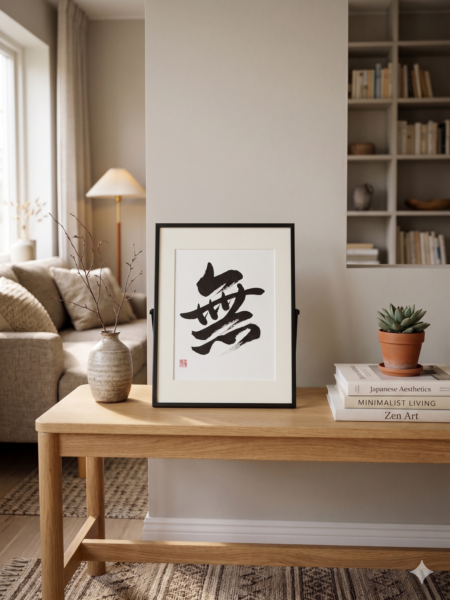Zen Calligraphy: Mu 無 (The Void)