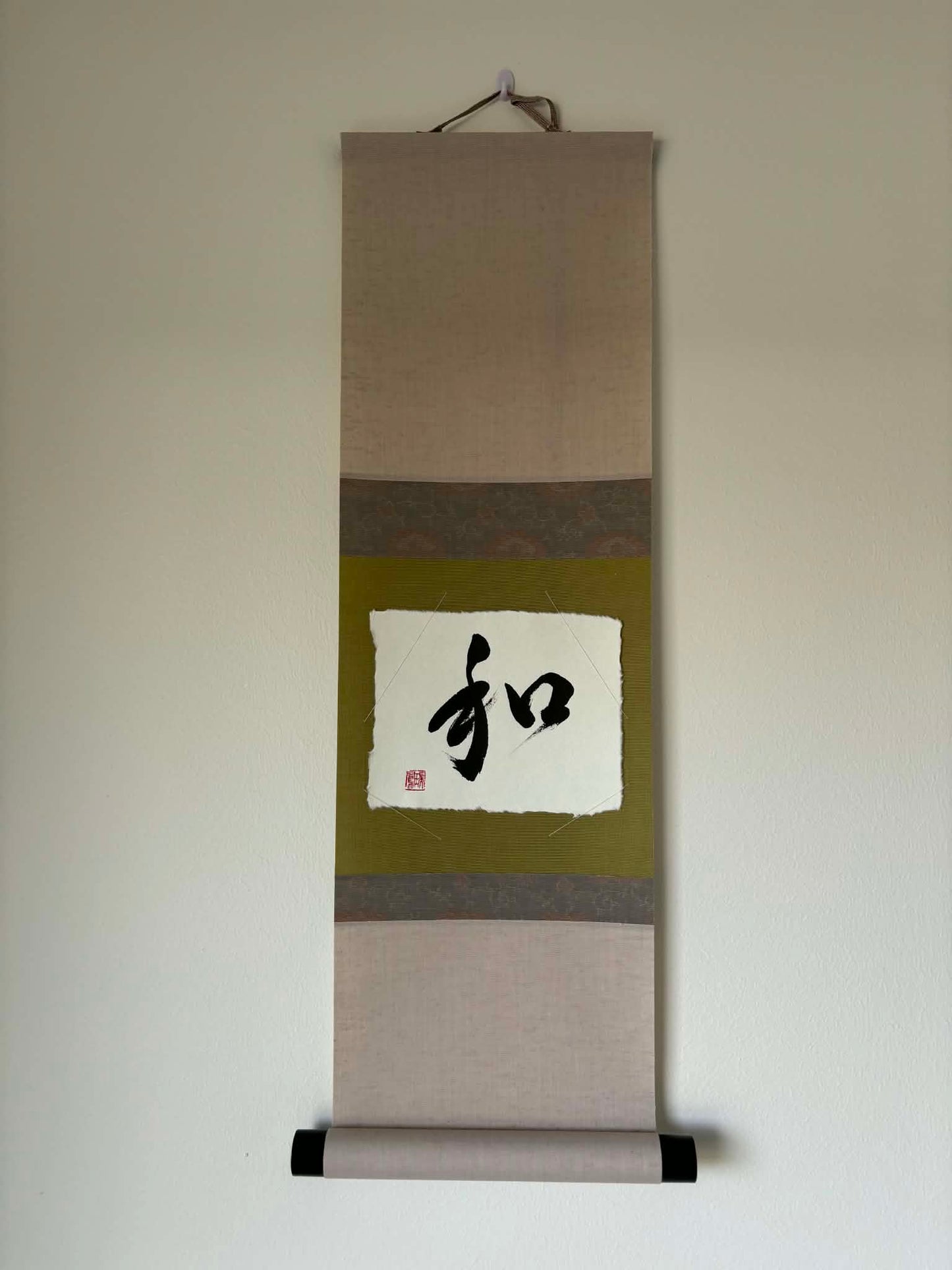 Original Calligraphy: Wa 和 (Harmony) – Hanging Scroll